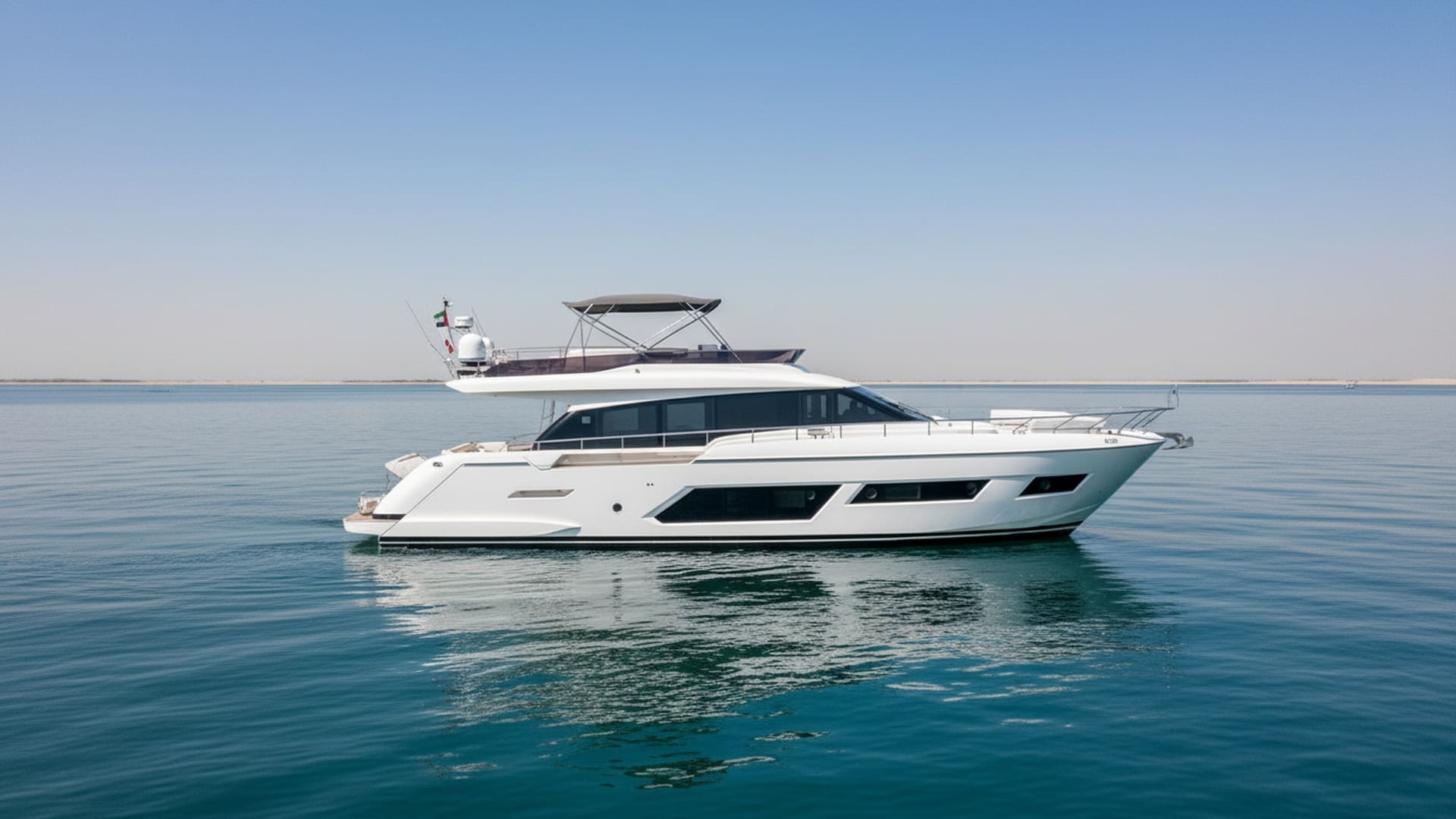 Golden Sanctuary 67 ft premium yacht exterior, sleek design