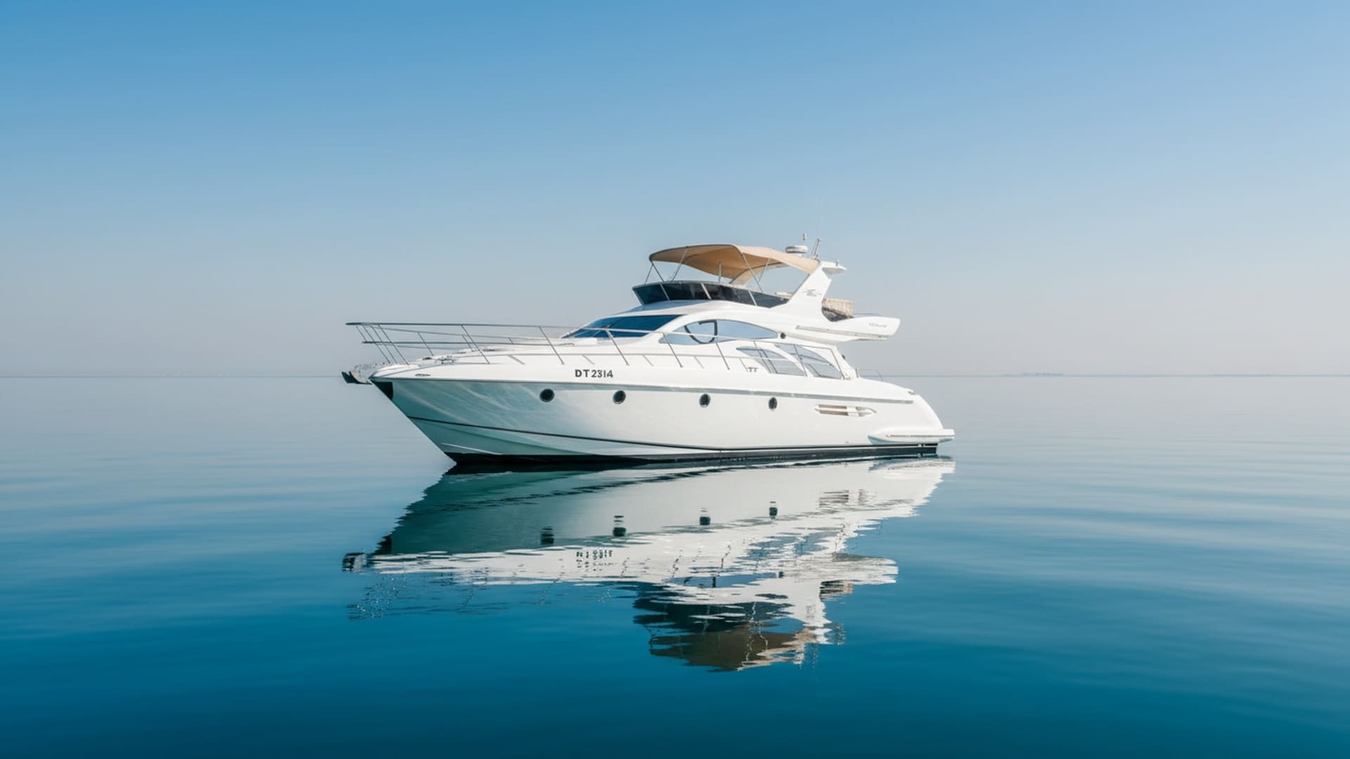 Golden Seeker 50 ft premium yacht exterior profile