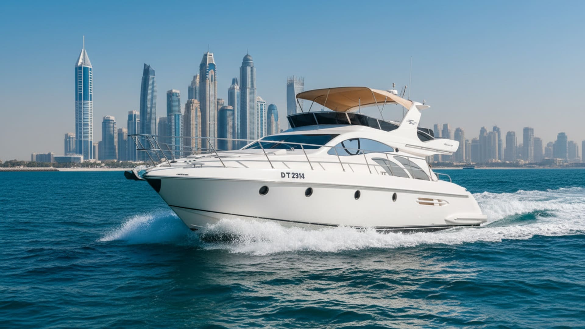 Golden Seeker 50 ft yacht charter Dubai