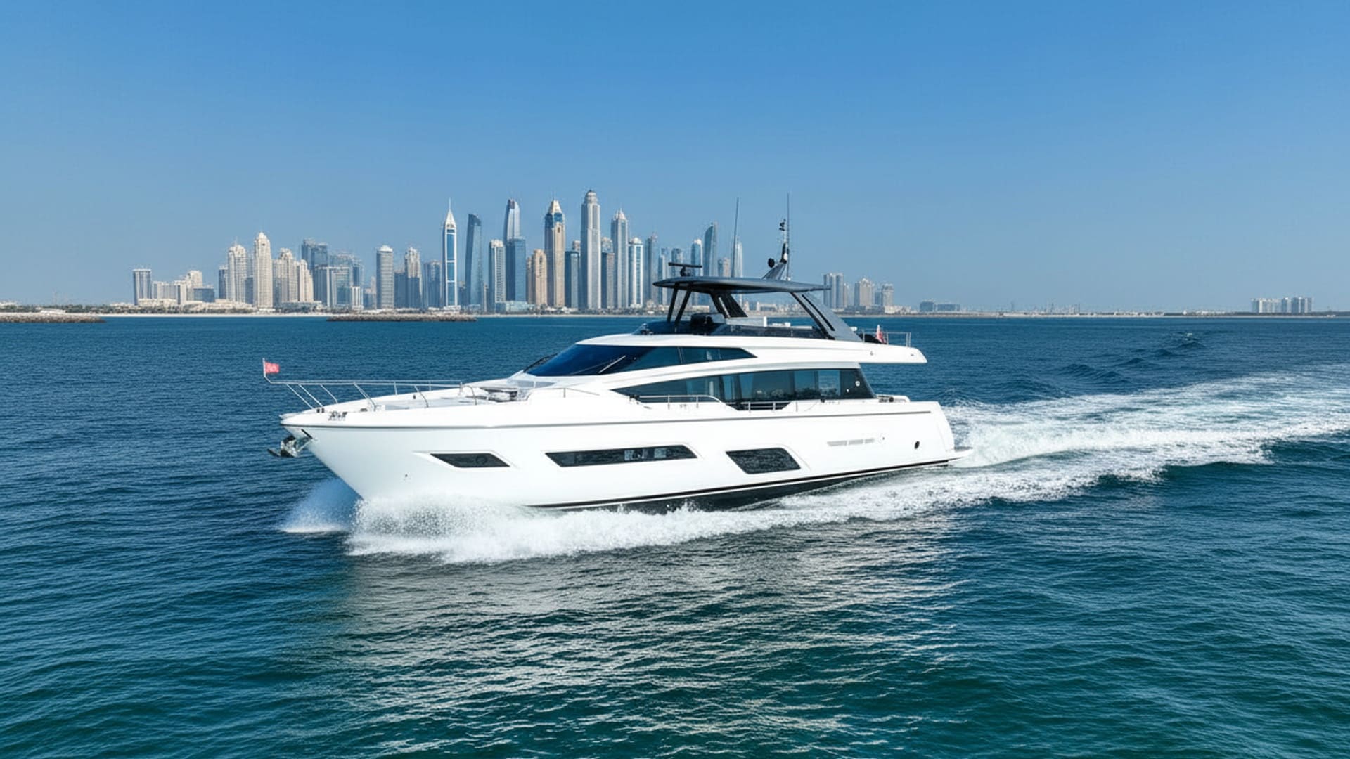 Imperial Wind 78 ft luxury yacht in Dubai Marina