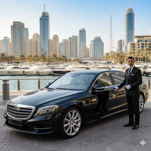 Luxury yacht transportation and transfer service in Dubai.