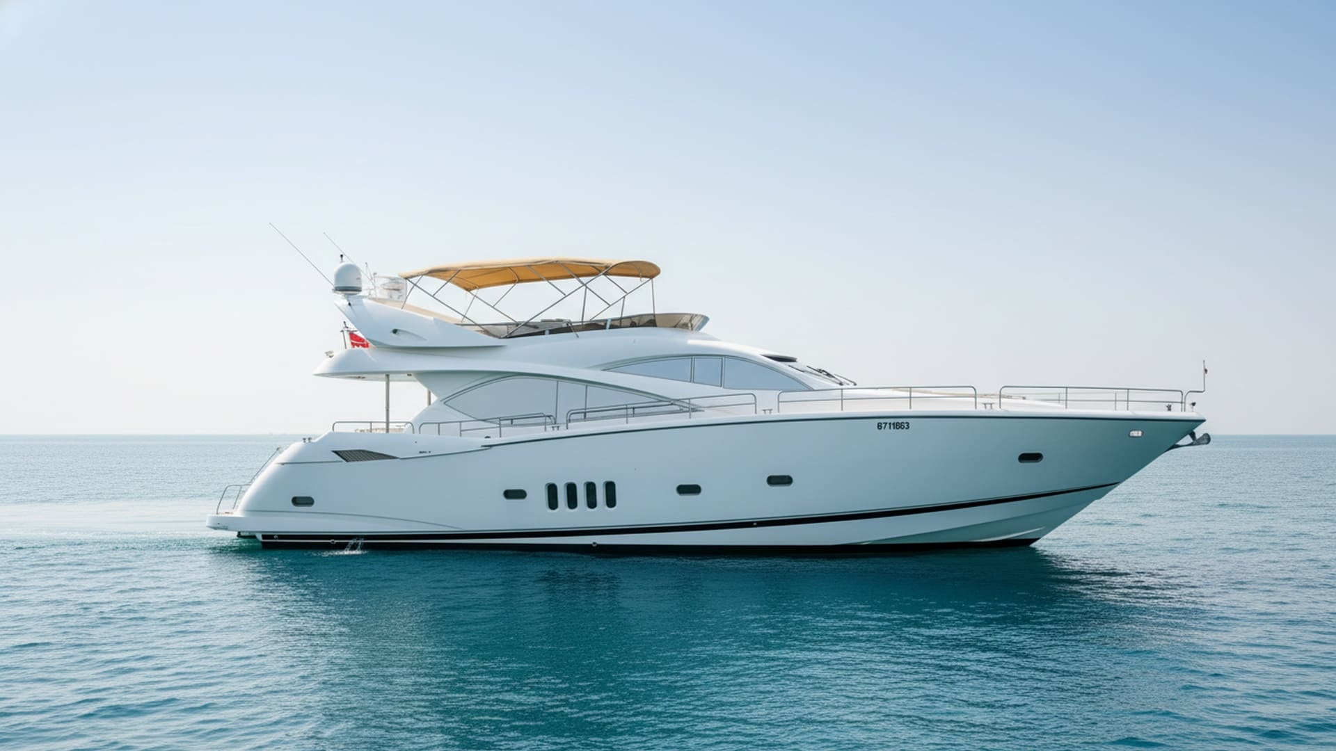 Starlight Adventurer 82 ft yacht exterior, sleek design, Dubai